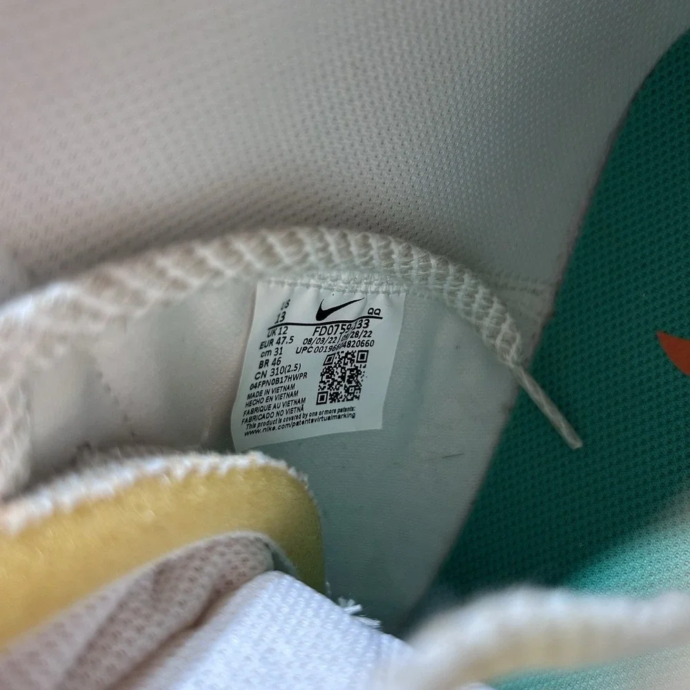 NIKE BLAZER MID '77 VNTG SAIL PINE GREEN VOLT BQ6806 Size 13